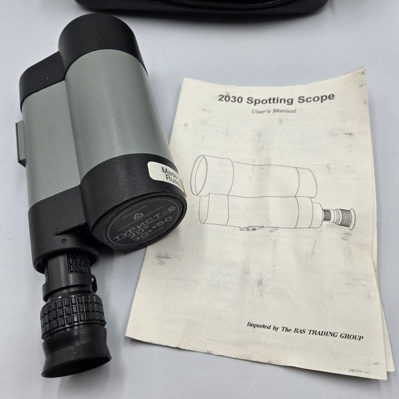 VTG 60s Soviet Russia Spotting Scope Tourist-6 20x30x50 Monocular Spy & Case